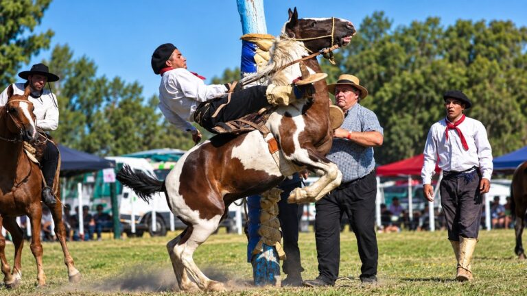 Fiesta popular en un pueblito turístico de la provincia de Buenos Aires