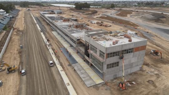 Autódromo Oscar y Juan Gálvez de Buenos Aires durante las obras de renovación