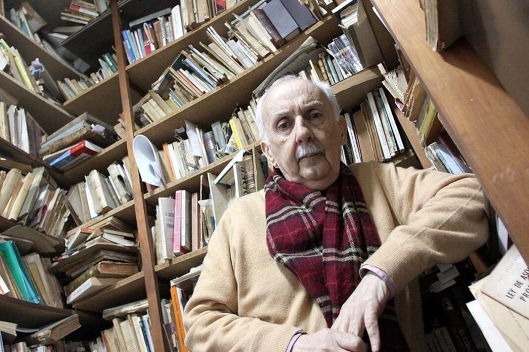 Norberto Galasso en una entrevista
