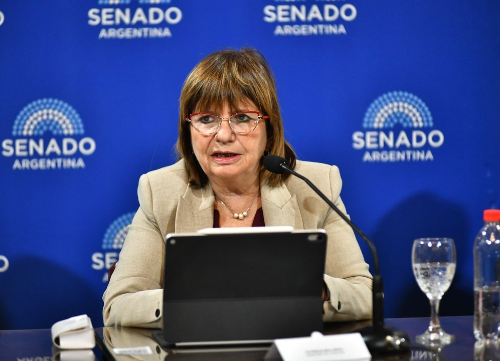 Patricia Bullrich en el Senado