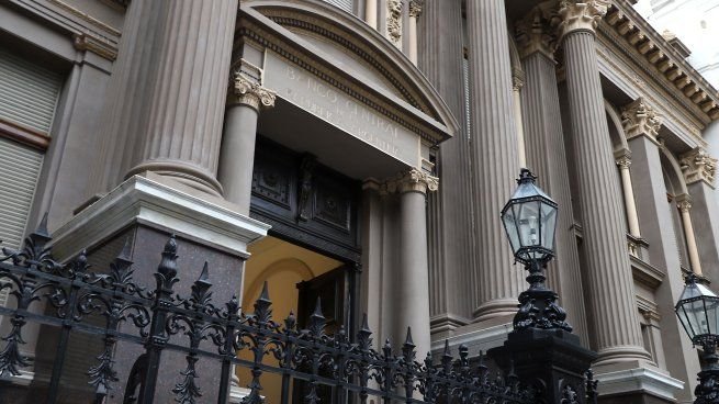 Fachada del Banco Central de la República Argentina