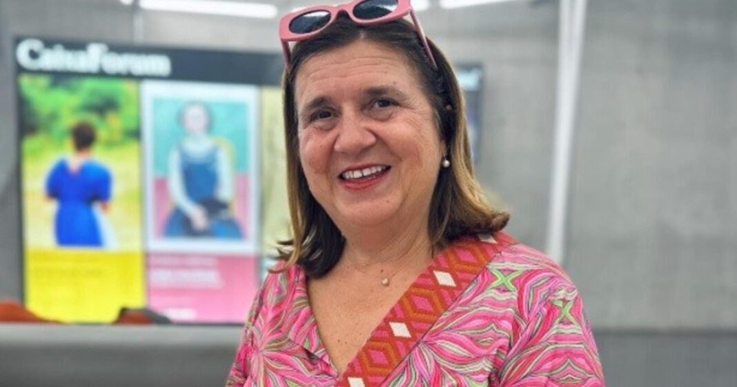 Rosa Pich-Aguilera Roca junto a su familia numerosa
