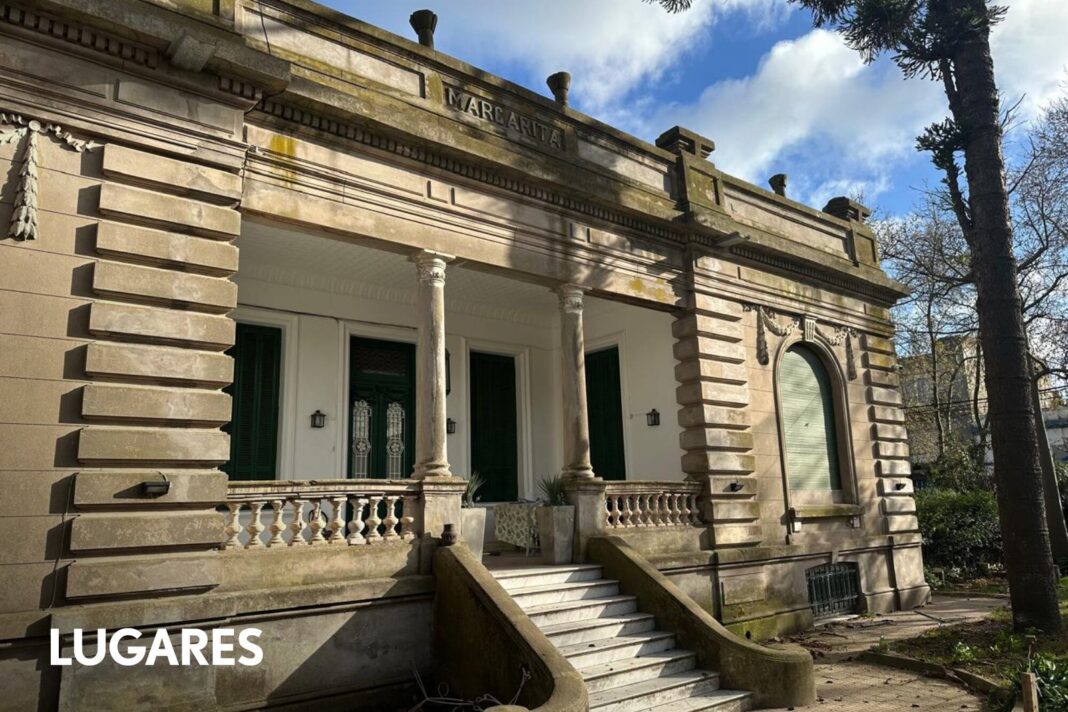 Fachada de Villa Margarita, casa histórica de Necochea construida en 1876