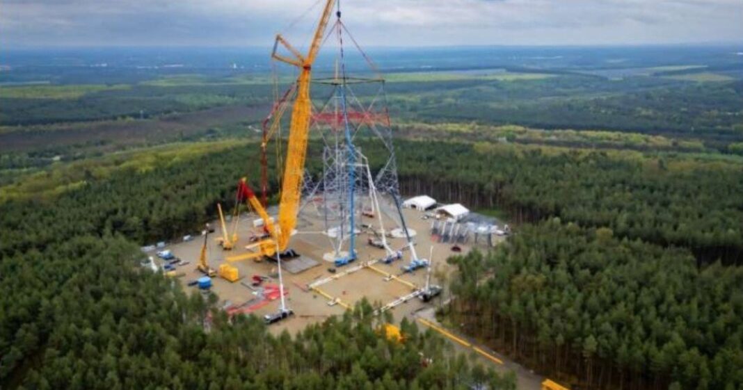 Turbina eólica de 365 metros de altura en Lusacia, Alemania