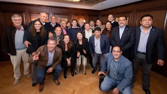 Axel Kicillof durante una conferencia de prensa