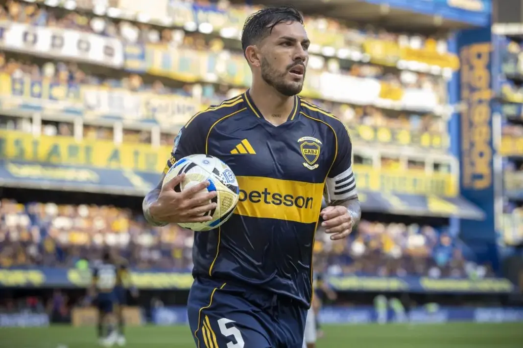 Jugadores de Boca en el estadio Ricardo Bochini