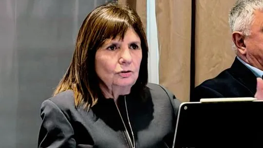 Patricia Bullrich en un desayuno de la Fundación Libertad