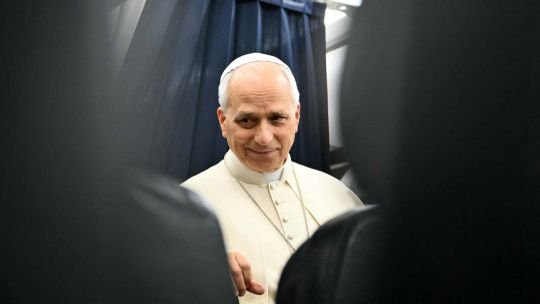 El papa León XIV durante una audiencia en el Vaticano
