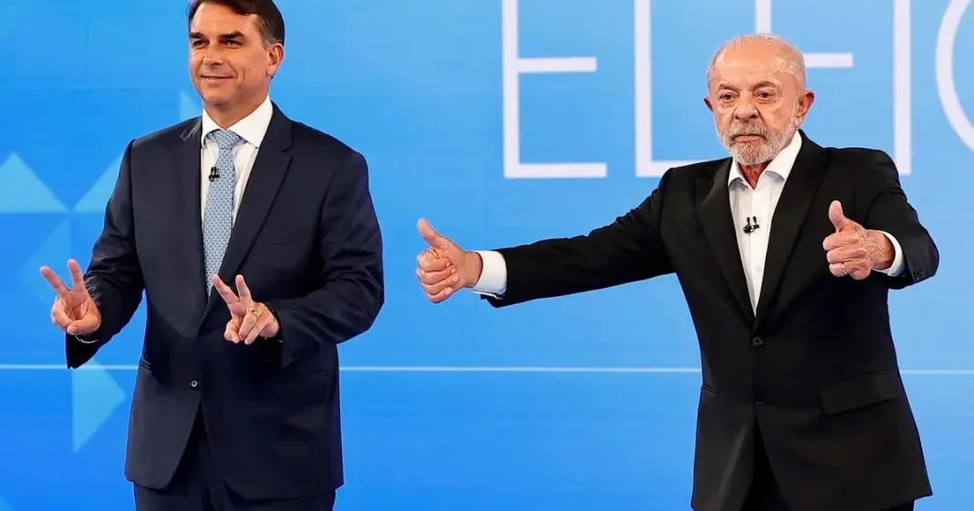 Debate presidencial en Brasil entre Lula da Silva y Flávio Bolsonaro