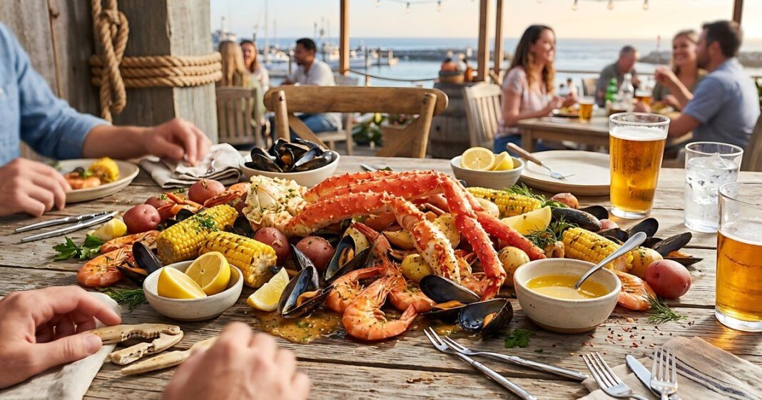 Plato de mariscos variados