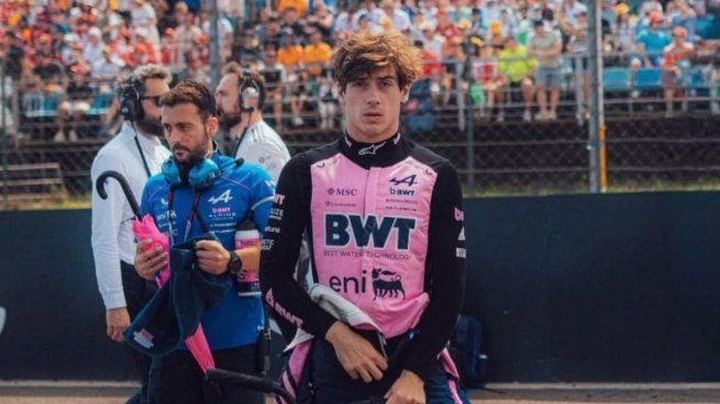 Franco Colapinto en el circuito de Singapur