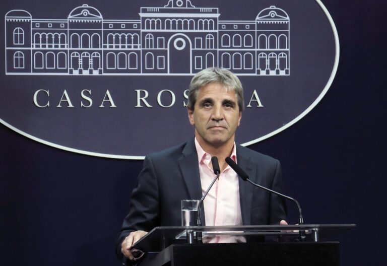 Luis Caputo, ministro de Economía