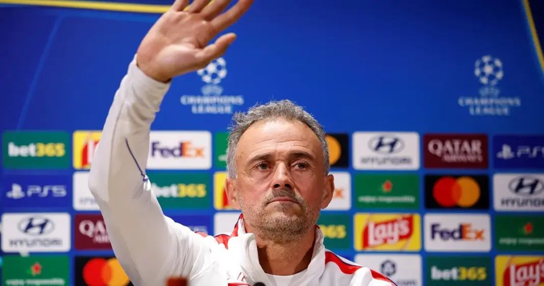 Luis Enrique en conferencia de prensa