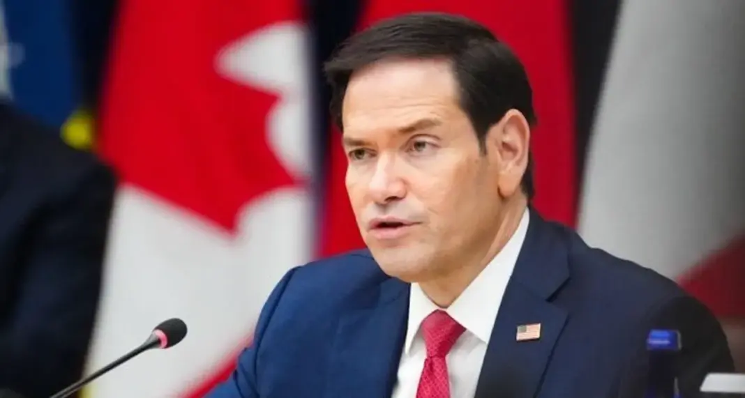 Marco Rubio durante una comparecencia ante los medios en el marco del G-20 en Atlanta