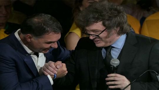 Javier Milei en una reunión oficial