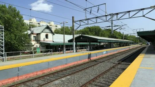 Vías ferroviarias en la ciudad de Córdoba