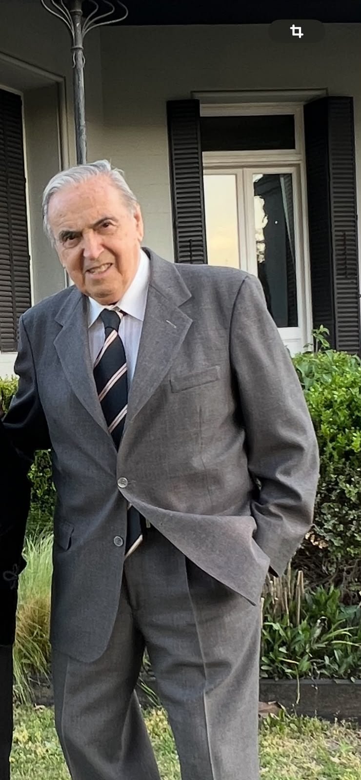 Retrato del periodista Enrique Battaglini
