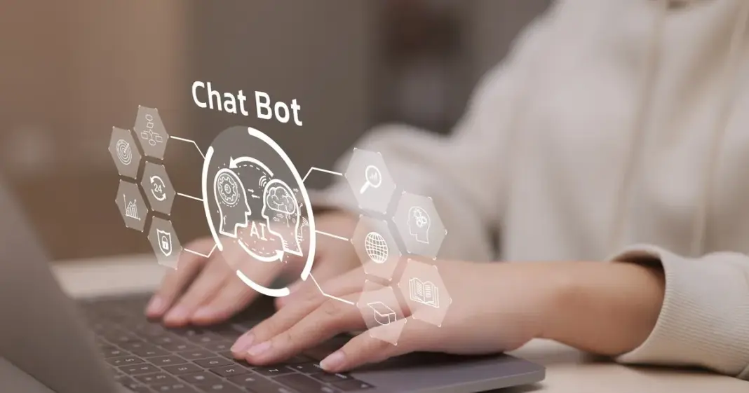 Representación abstracta de tecnología educativa con dispositivos móviles y redes de conocimiento