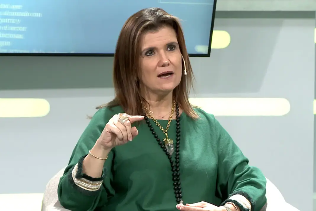 Pilar Sordo durante una entrevista