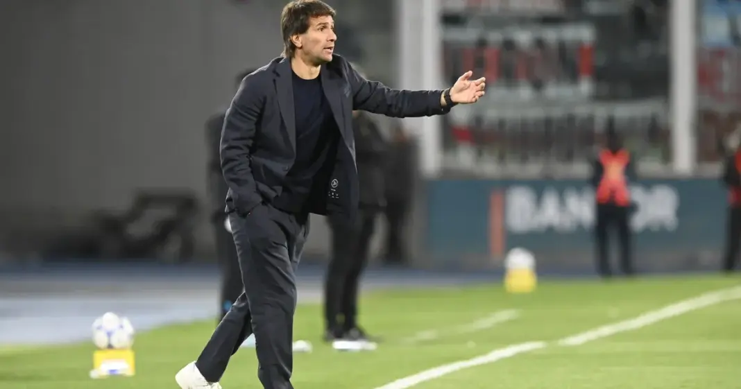 Leonardo Ponzio, entrenador de River Plate, en conferencia de prensa
