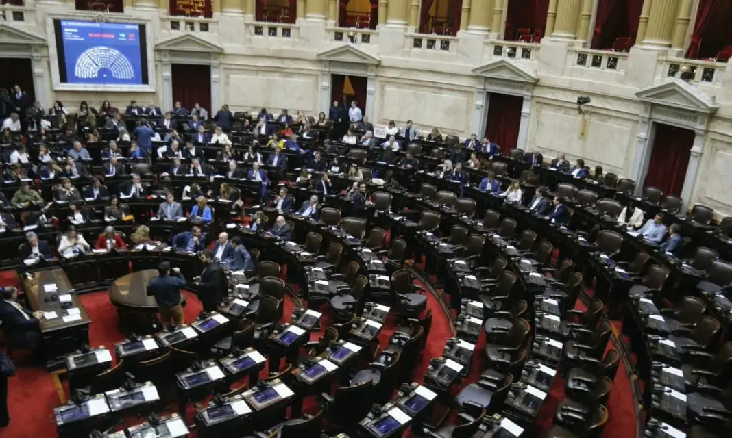 Sesión en la Cámara de Diputados durante el debate del Presupuesto 2027