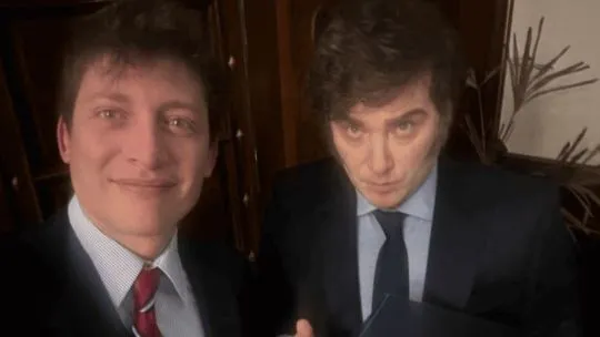 Santiago Caputo, asesor presidencial, en una imagen de archivo.