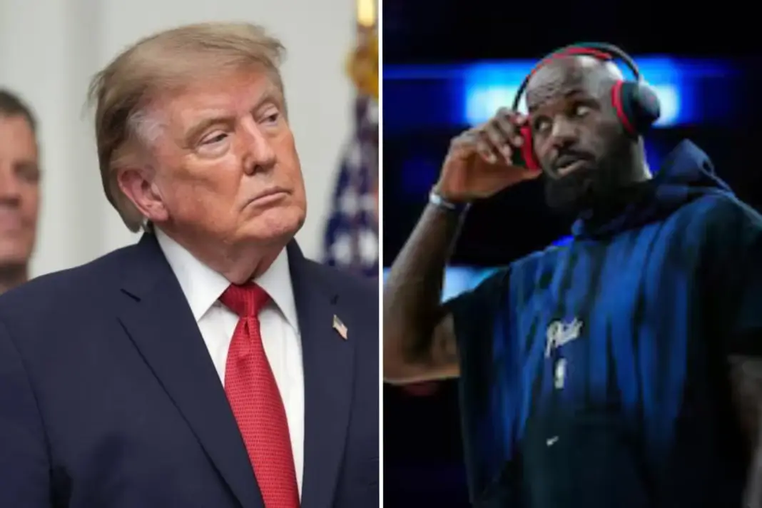 Donald Trump y LeBron James