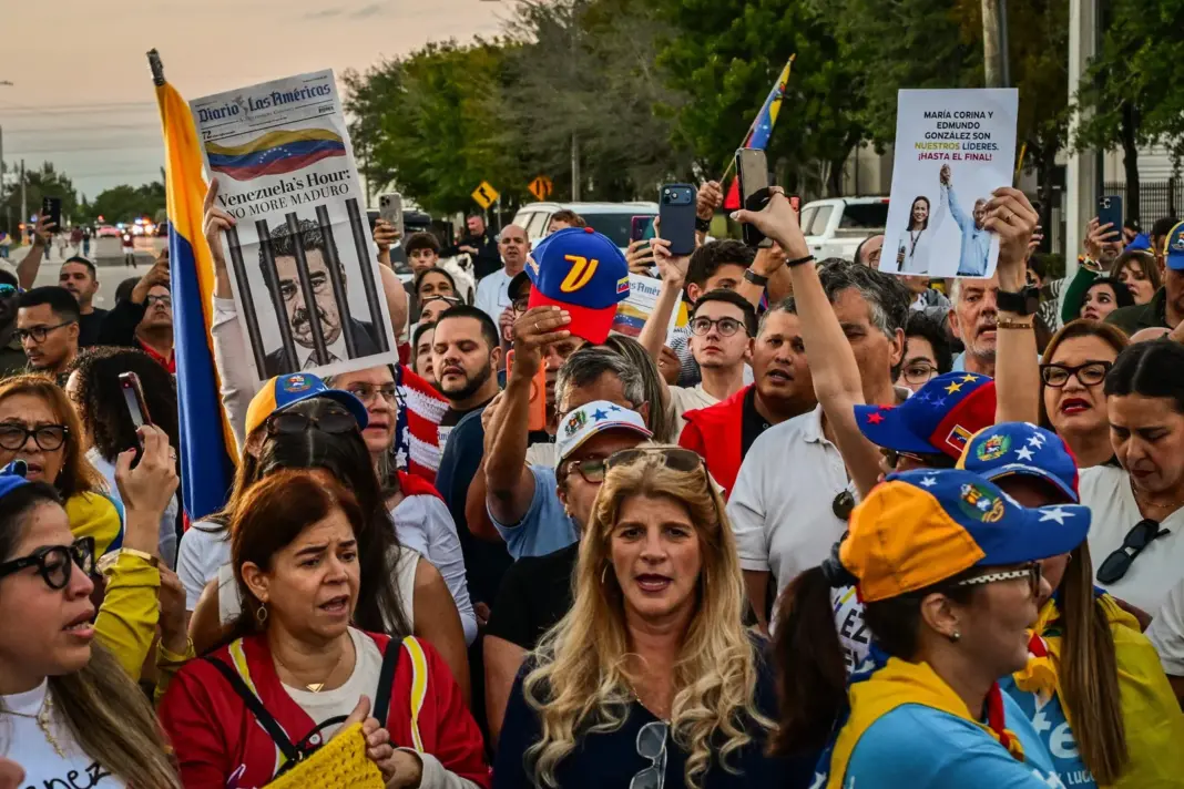 Donald Trump durante un acto de campaña en Florida
